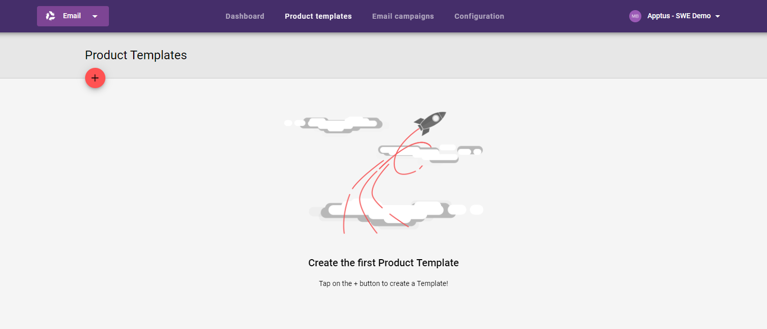 Email recommendations - Product templates - Template Home